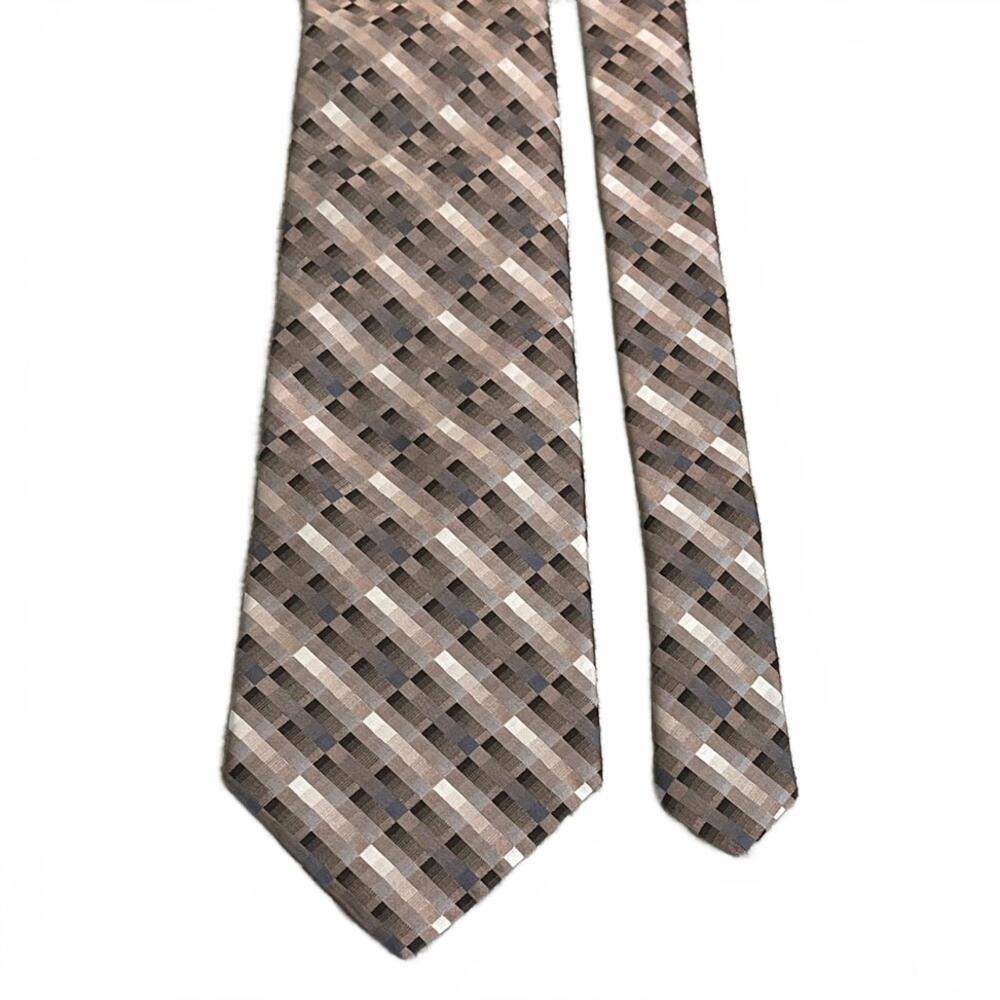 Murano Brown Patterned Men's Tie